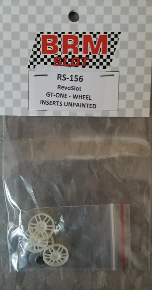 RS-156 Revo Slot Toyota GT One Wheel Inserts (unpainted)